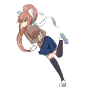 Monika - whatevzz.png (1.02 MB) Monika by whatevzz, seen in the 7th Anniversary Collage.