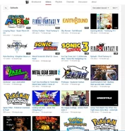 A screenshot from a tweet by @soaroz showing the event's last uploads.