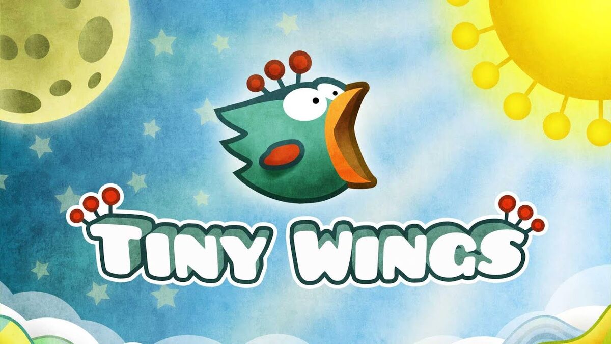 Играй 7 неделя. Tiny Wings. Птичка игра летать. Где есть игра tiny Wings. Надпись Arcade маленькая.