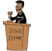 Judge Jerome's portrait (angry)