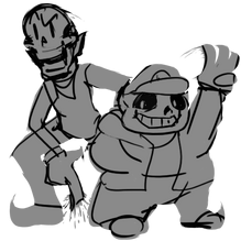 The bait-and-switch art used for Wario Bros..