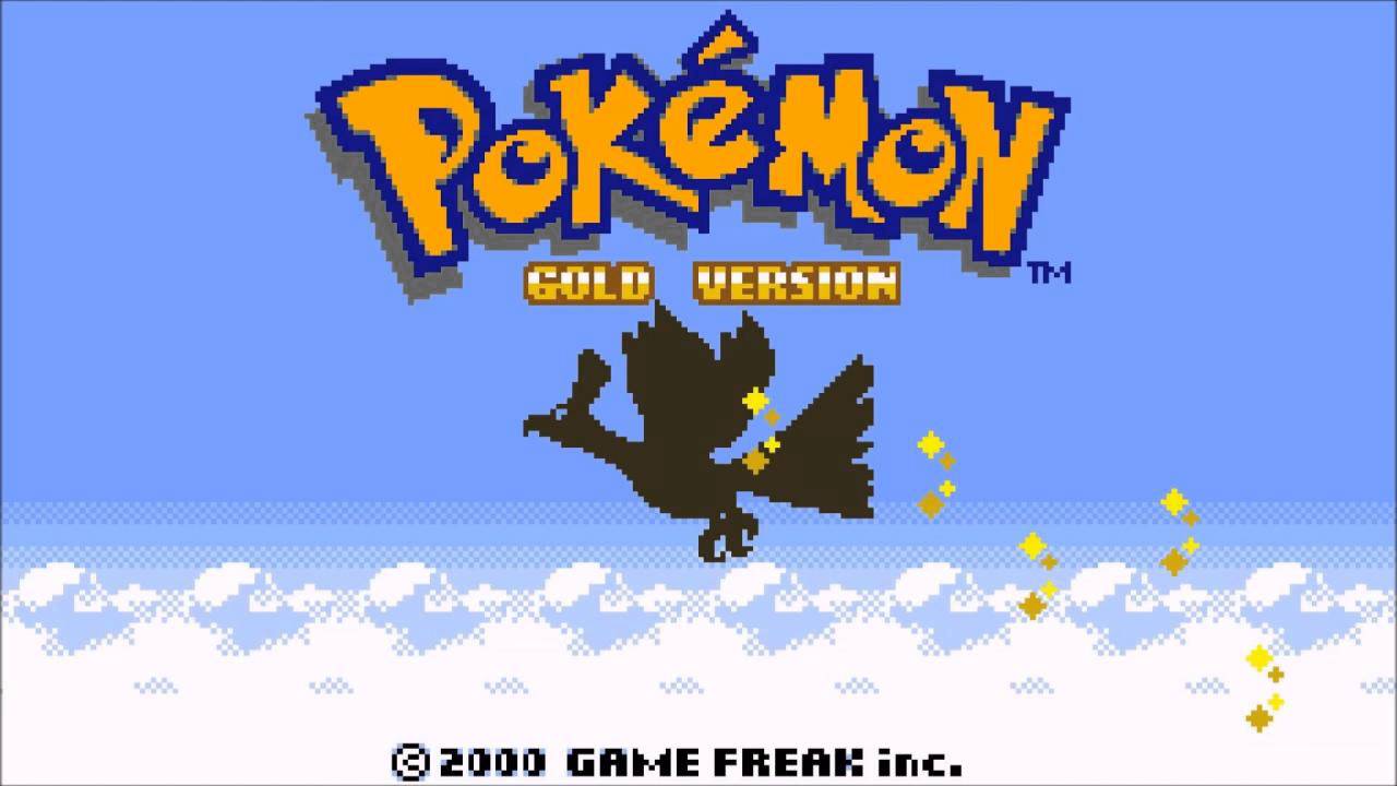 The legendary Pokemon Gold and Pokemon Silver title screens recreated in  Super Smash Bros. Ultimate