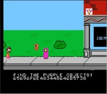 Screenshot of the ROM hack showing the hex string.