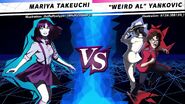 VS. screen against Mariya Takeuchi.