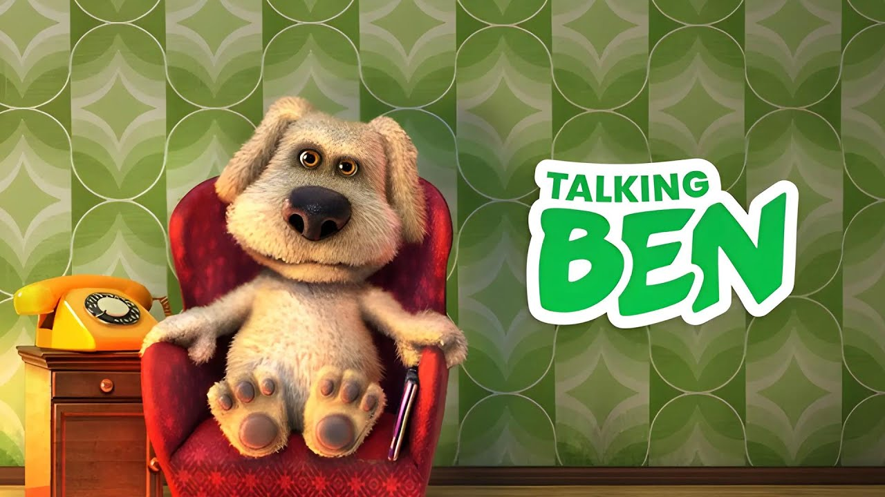 talking ben dog, anime version, abs, high detailed