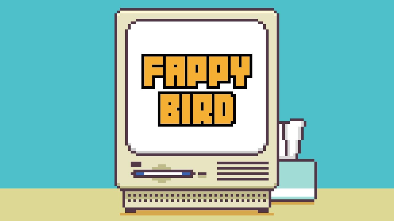 Hipster Bird, flappy Bird Blue, Flappy Bird, sprite, video games