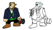 Doomfes design concept art, by keeby.