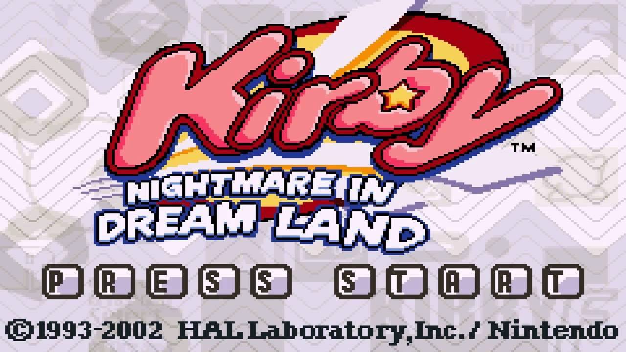 Kirby: Nightmare in Dream Land, Game Boy Advance, Games