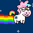 "Naega Pony Space.gif" - Though the filename implies this is a transparent version of the previous GIF animation, it is actually an exact copy.