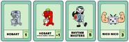 Kfad2mojo bravojohnny powcard09.png (497 KB) Pow Cards of HOBaRT, Rhythm Masters, and Nico Nico. Image is from Bravo, Johnny!
