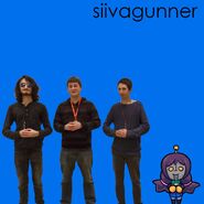 The Joke-Explainer™ 7000 in an image published during April Fools' Day 2024, replacing Twonko on the cover of SiIvaGunner (Blue Album).