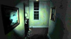 Lisa's shadow when she is behind the player.
