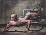 An unused monster design for Silent Hill: Origins.