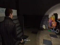 A  sign inside the gift shop.