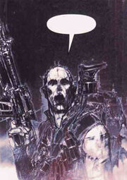 Aaron as he saves Jason from the creatures of Silent Hill.