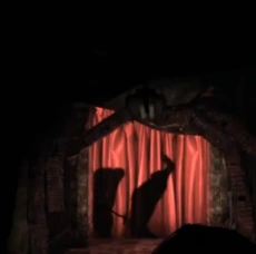 The second shadow, but with an axe.