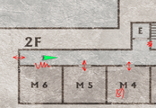 Map of the hospital if Heather returns from the labyrinth.