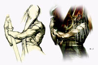 Ito's original Pyramid Head design.