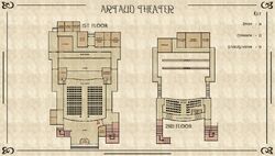Map of Artaud Theater.