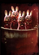 Несколько Робби в ванной