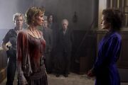 Rose and Cybil confront Christabella on the second floor of the church.