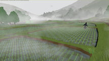 This model, adapted from a storyboard, became the model for composition and image creation.