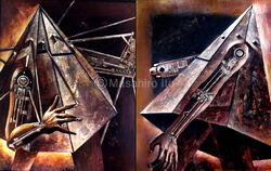 50 Pyramid Head ideas  pyramid head, silent hill art, horror