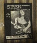 Siren poster in Bar's hallway.