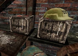 Boxes with dynamite.