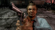 Richard with his revolver.