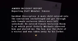 Amber incident memo.