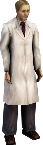 One of the doctors from the sickroom flashback.