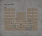 Second floor map for guests.
