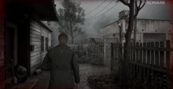 James leaves the house.