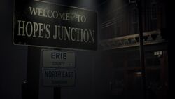 Hope's Junction Sign