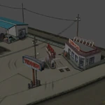 Область вокруг заправки