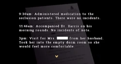 The seclusion report.