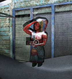 A statue outside Indian Runner.