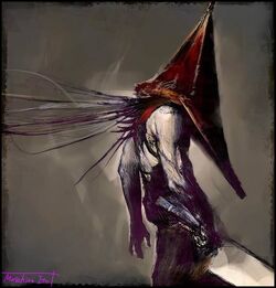 Edit of White Pyramid Head, the concept Masahiro Ito (Pyramid