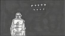 Story reel animatic of Travis watching UFOs descend upon the town.