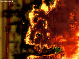 Abstract artwork depicting some of the Otherworld visual themes in Silent Hill 3.