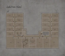 Карта 3-го этажа отеля