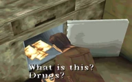 Harry finding drugs.
