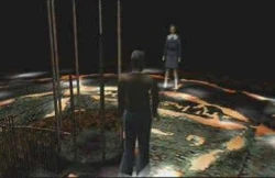 Harry finds Alessa atop the lighthouse.