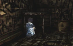Alessa's memory of her crying in the attic of her house.
