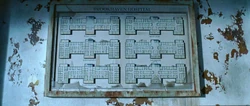 A map of Brookhaven Hospital in the movie.