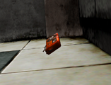 The radio falling into the elevator from the ceiling in Silent Hill 3.