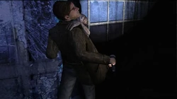 A Raw Shock attacking Harry from the front.