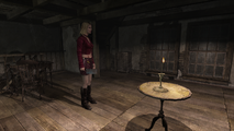 Maria in the mansion's attic.