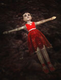 The doll that morphs into the Scarlet boss.